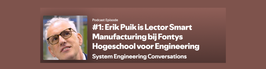 Nieuwe podcast 'Systems Engineering Conversations' van start bij Fontys Engineering